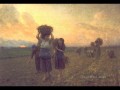 The Last Gleanings countryside Realist Jules Breton